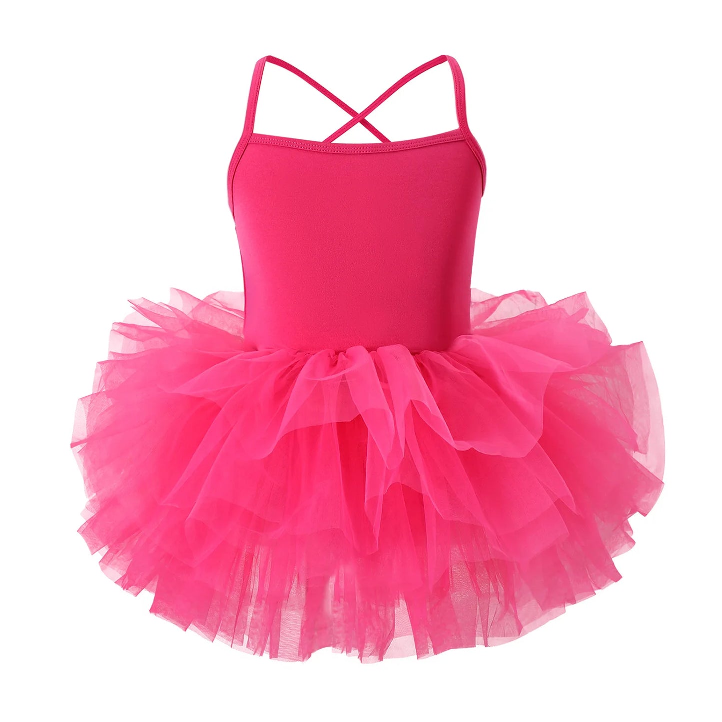 Girls Camisole Gauze Skirt Ballet Dance Clothing Tutu Skirts Barbie Cartoon Cute Children Summer Dresses One Piece Dress