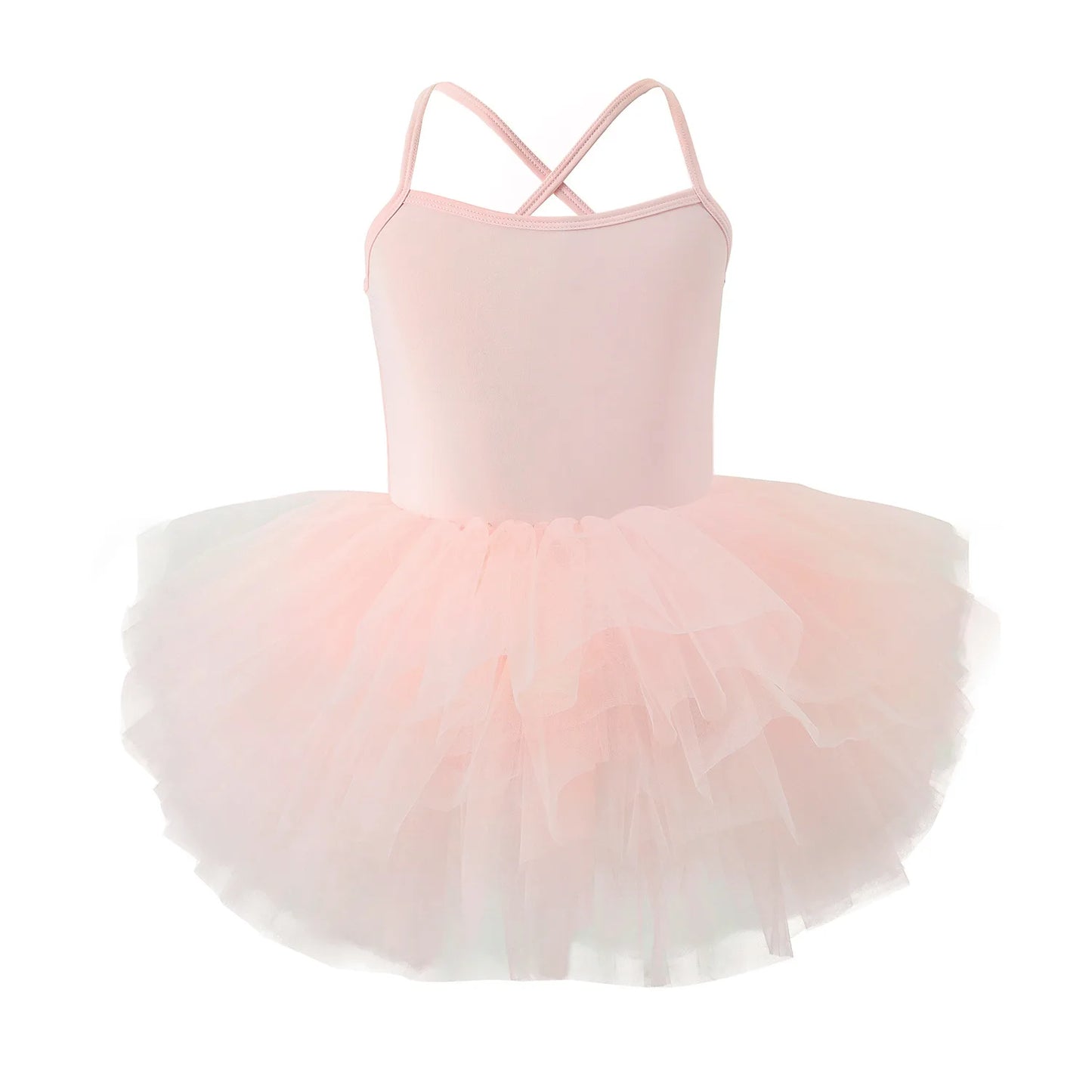 Girls Camisole Gauze Skirt Ballet Dance Clothing Tutu Skirts Barbie Cartoon Cute Children Summer Dresses One Piece Dress