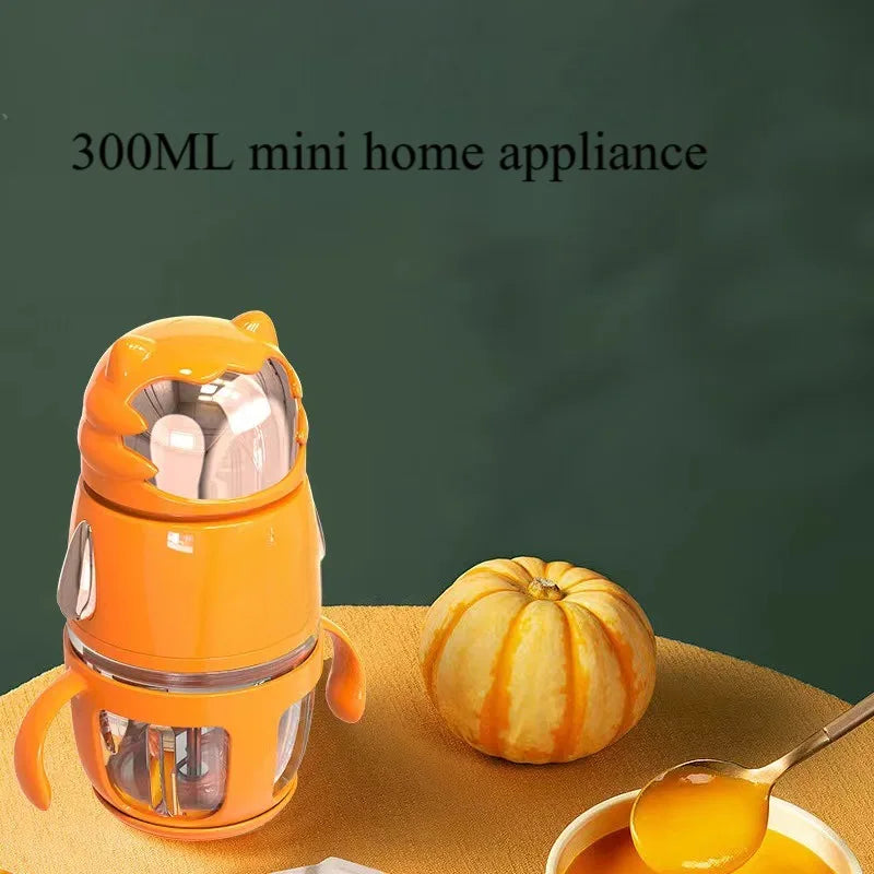 Mini 300ML food and vegetable mixer electric meat grinder blender portable baby food processor