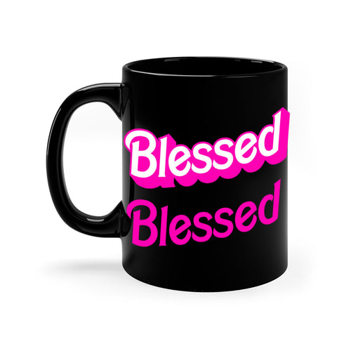 blessed barbie 193#- black words - phrases-Mug / Coffee Cup