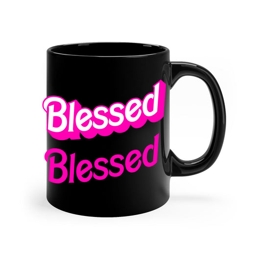 blessed barbie 193#- black words - phrases-Mug / Coffee Cup