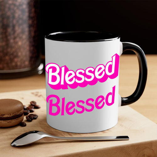 blessed barbie 193#- black words - phrases-Mug / Coffee Cup