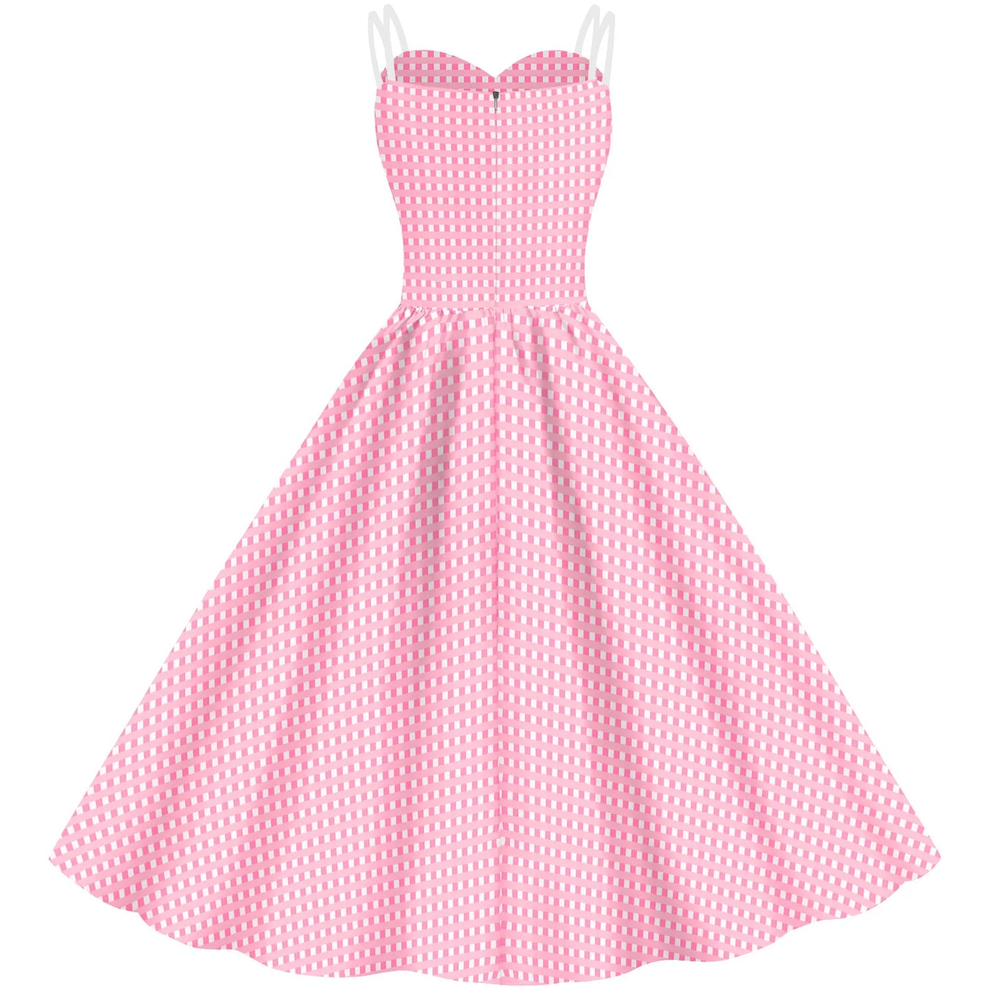 Fashion Pink Dress Clothes for Girls Women Movie Barbie Dresses Cosplay Costume Princess Dress Halloween Party Outfit