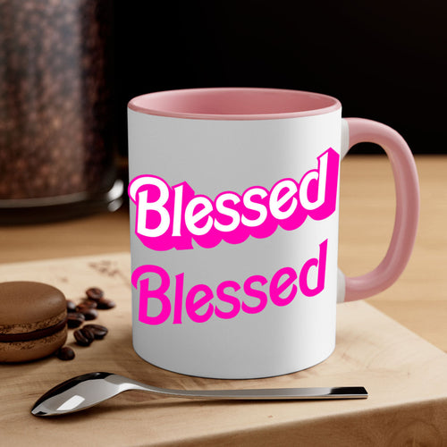 blessed barbie 193#- black words - phrases-Mug / Coffee Cup