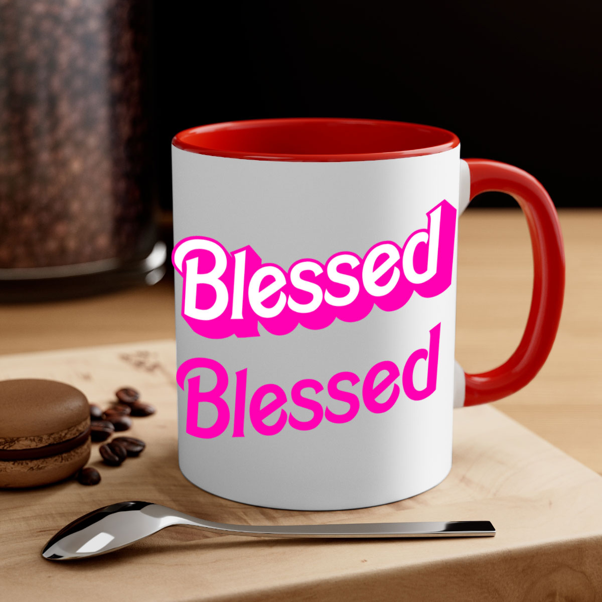 blessed barbie 193#- black words - phrases-Mug / Coffee Cup