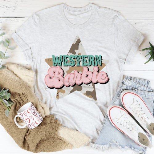 Western Barbie Star T-Shirt