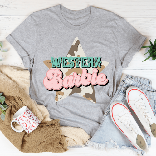 Western Barbie Star T-Shirt