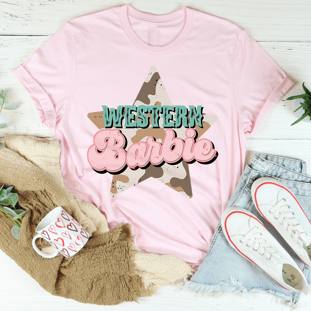 Western Barbie Star T-Shirt