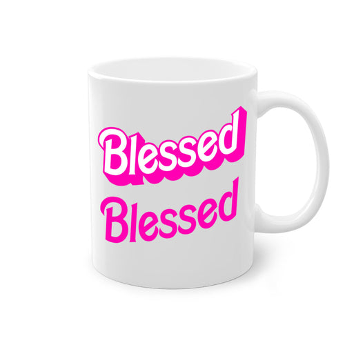 blessed barbie 193#- black words - phrases-Mug / Coffee Cup